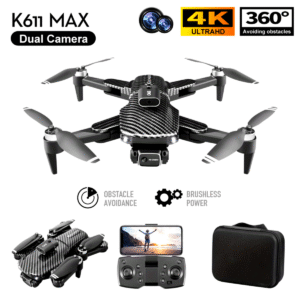 4K Drone | 360° Rotational View & APP Control Follow