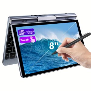 Crelander 2in 1 Mini Laptop