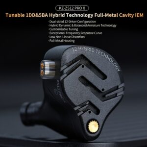 KZ ZS12 PRO X In Ear Monitor Headphones