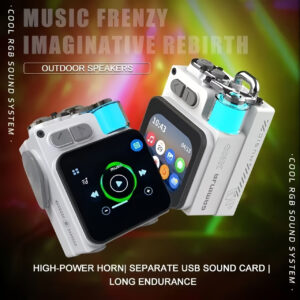 Portable Small Multi-function Touch Screen Speaker