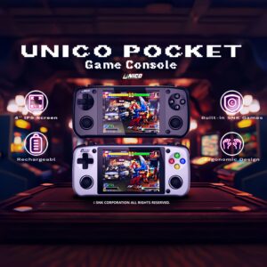 Unico Pocket SNK Licensed Retro Gaming Console