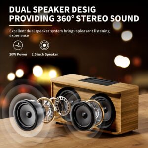 SANSHUI GROOVE III A Retro Portable Speaker