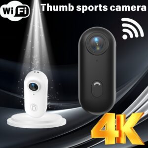 4K Thumb Action Camera Safety Protection Wearable Body Camera