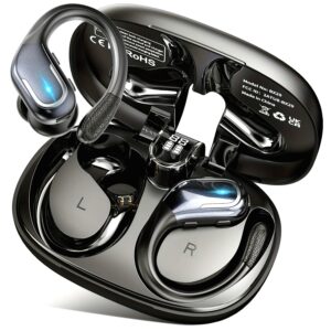 Wireless Earbuds with Dual-LED Display