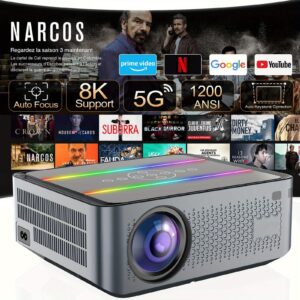 Latest 8K Support Projector, 1200ANSI Brightness