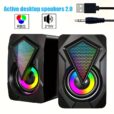 2.0 Computer Speakers 5W*2 Wired Control Speakers