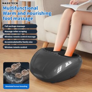 MASSTECK Shiatsu Foot Massager Machine with Soothing Heat