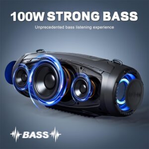 Ortizan 100W Waterproof Wireless Speaker