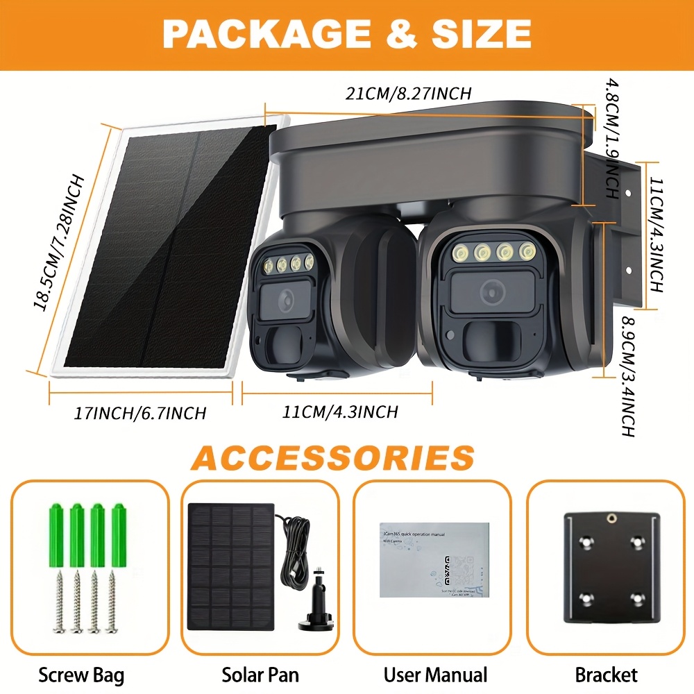 Solar 4G LTE PIR Security Camera
